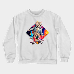 Radical Kool Kat! Crewneck Sweatshirt